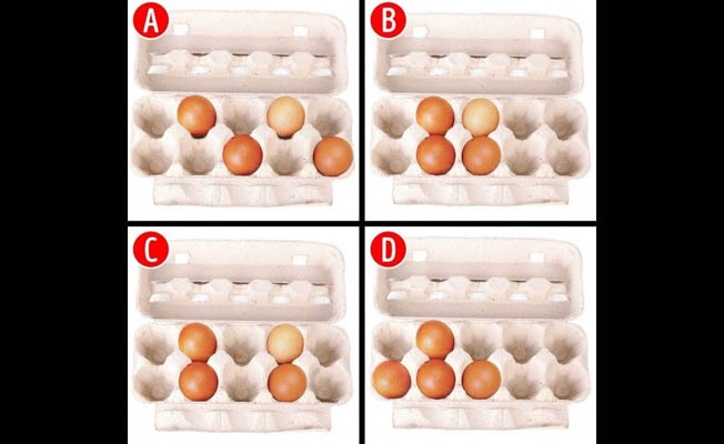 Yumurtaları kutuya nasıl yerleştirirsin?
