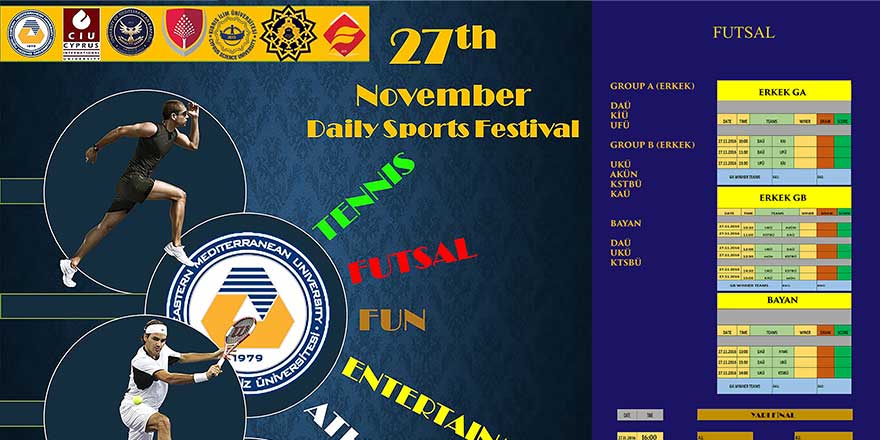 DAÜ, KKTC üniversitelerini Spor Festivali'nde  buluşturacak