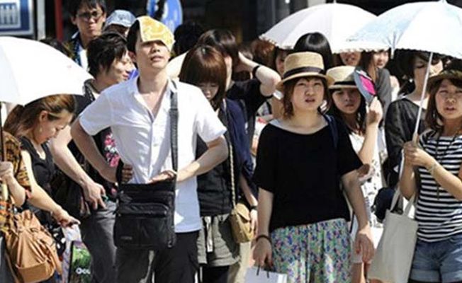 Japonya’da sıcaklık rekor düzeye ulaştı