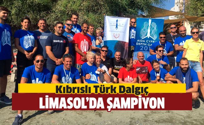Kıbrıslı Türk Dalgıç Limasol'da Şampiyon
