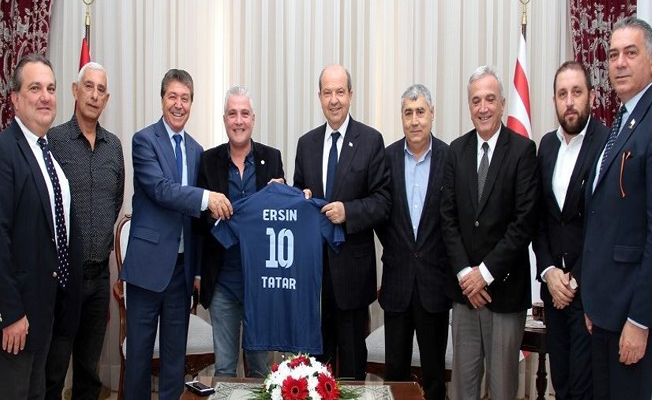 Başbakan Tatar Doğan Türk Birliği Spor Kulübü’nü kabul etti