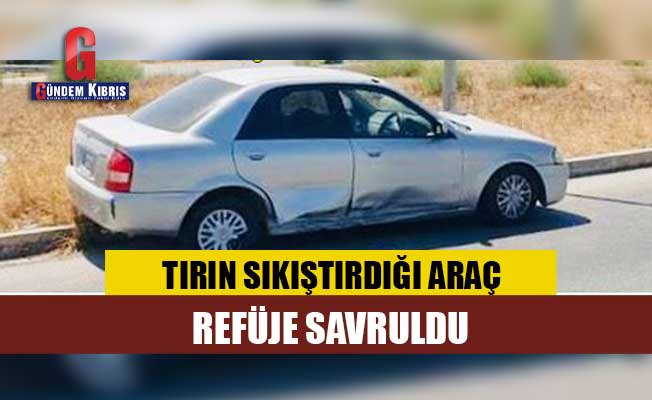Aslanköy Kavşağı'nda trafik kazası