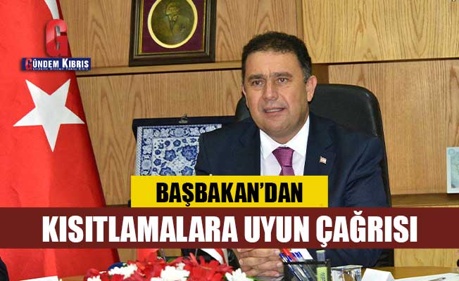 Ο πρωθυπουργός Ersan Saner καλεί το κοινό να τηρήσει τους κανόνες και τους περιορισμούς