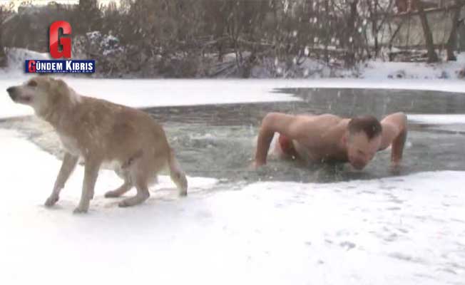 Διάσωση του πνιγμένου σκύλου στην παγωμένη λίμνη