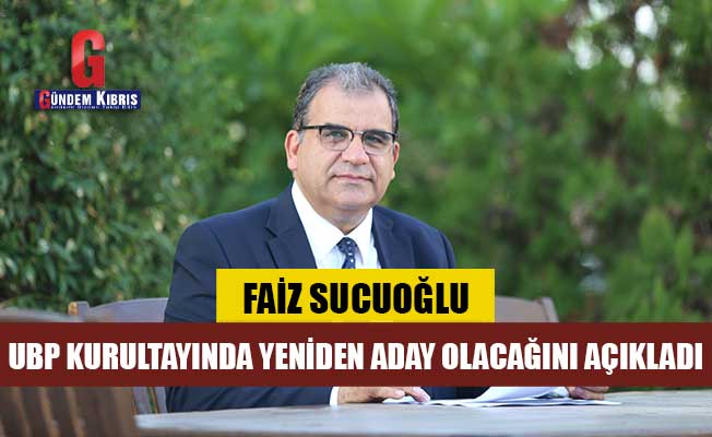 Faiz Sucuoğlu: Είμαι υποψήφιος