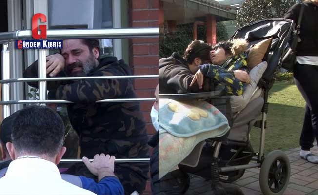 Çılgın Sedat'ın evinde yangın: Engelli oğluna sarılıp gözyaşlarına boğuldu