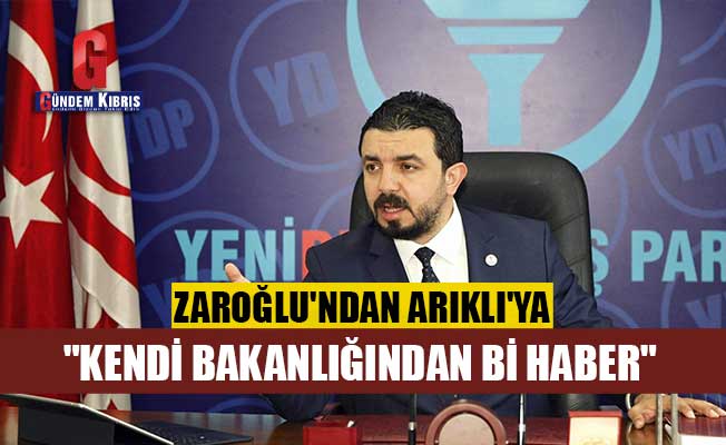 Από το Zaroğlu στο Arıklı.  “Μια είδηση ​​από το δικό σας Υπουργείο”