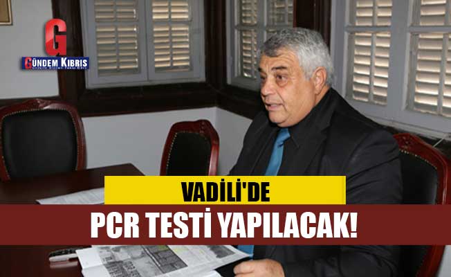 Η δοκιμή PCR θα γίνει στο Vadili!