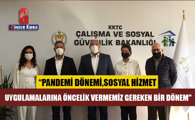 Ο υπουργός Çağman δέχθηκε μέλη του συμβουλίου σύνδεσης χωριού παιδιών SOS