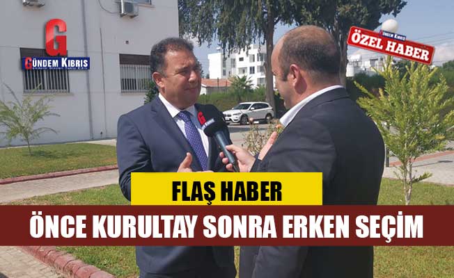 Başbakan Saner, Gündem Kıbrıs'a açıkladı