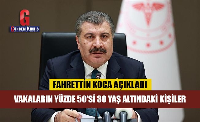 Türkiye’de aktif vakaların yüzde 50'si 30 yaş altındaki kişiler