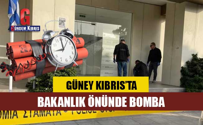 Eğitim Bakanlığı binası önünde bomba tespit edildi