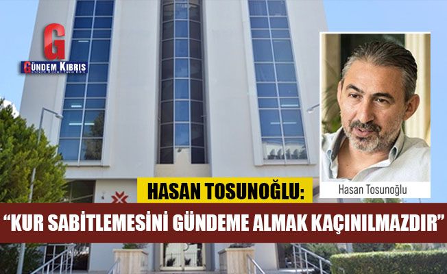 Hasan Tosunoğlu: “Kur sabitlemesini gündeme almak kaçınılmazdır”