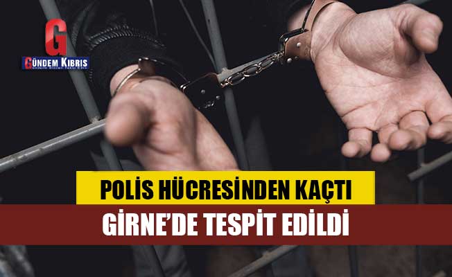 Polis hücresinden kaçan şahıs Girne’de tespit edildi