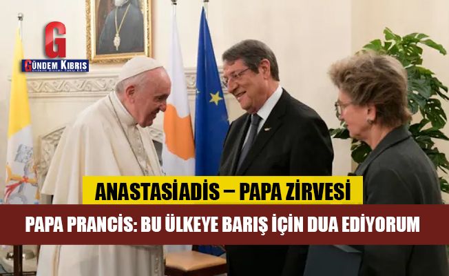 Francis, Rum Lider Nikos Anastasiadis ile görüştü