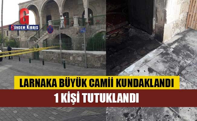 Güney Kıbrıs’taki bir cami kundaklandı!