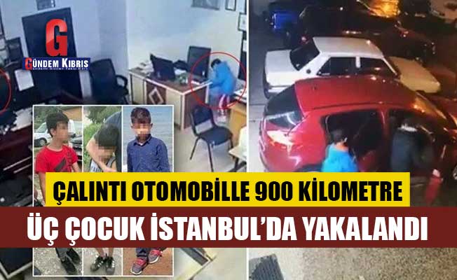 Ordu'dan çaldıkları otomobille İstanbul'a gelen 3 çocuk yakalandı