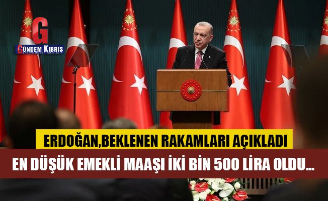 Erdoğan, memura ve emekliye ek zam açıkladı