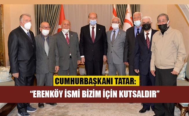 Tatar, Erenköy Mücahitleri Derneği heyetini kabul etti