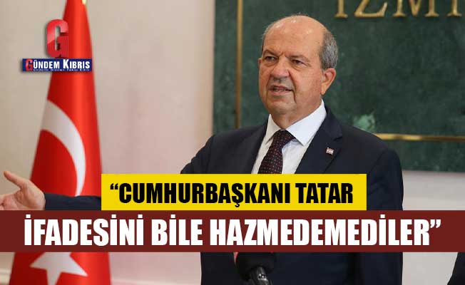 Cumhurbaşkanı Tatar'dan açıklama...