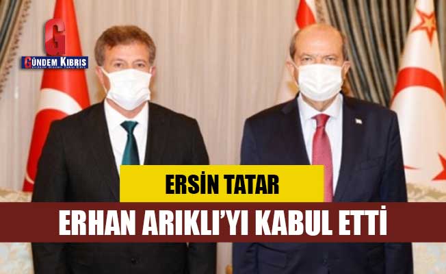 Ersin Tatar, Erhan Arıklı’yı kabul etti