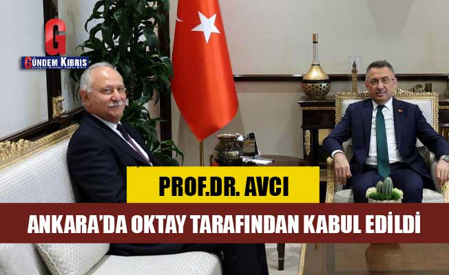 Prof.Dr. Avcı, Ankara'da Oktay tarafından kabul edildi