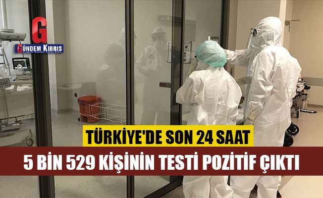 Türkiye'de 5 bin 529 kişinin testi pozitif çıktı, 31 kişi hayatını kaybetti