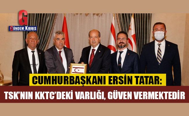 Tatar, Kahramanmaraş Türk Silahlı Kuvvetlerini Güçlendirme Vakfı'nı kabul etti