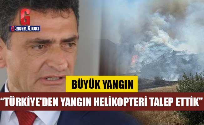 Türkiye'den yangın helikopteri talep edildi