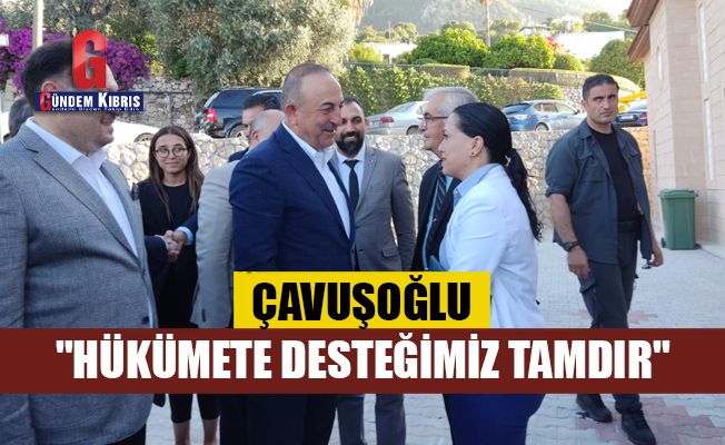 Çavuşoğlu: "Hükümete desteğimiz tamdır"
