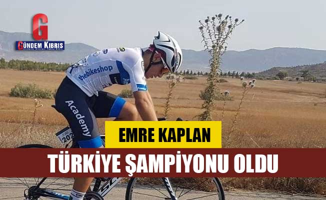 Emre Kaplan, Türkiye şampiyonu oldu