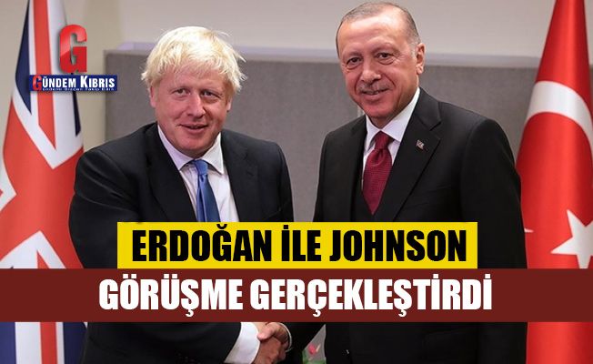 Erdoğan ile Johnson görüşme gerçekleştirdi