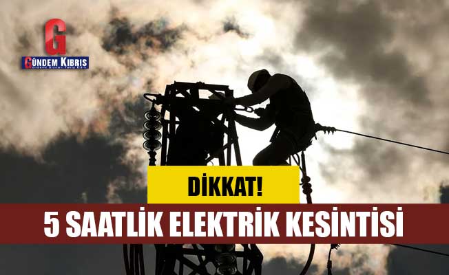 Gazimağusa’da yarın bazı köylere 5 saat elektrik verilemeyecek