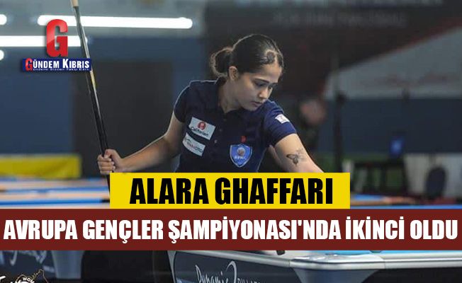 Alara Ghaffari Avrupa Gençler Şampiyonası'nda ikinci oldu