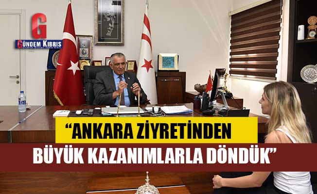 Çavuşoğlu, heyetiyle birlikte yaptığı Ankara ziyaretini değerlendirdi