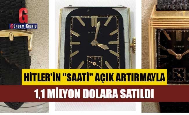 Hitler'in "saati" açık artırmayla 1,1 milyon dolara satıldı