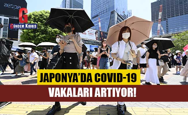 Japonya'da covid-19  vakaları artıyor