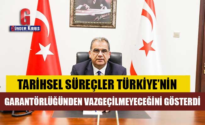 Sucuoğlu: "Süreçler, Türkiye’nin garantörlüğünden vazgeçilmeyeceğini gösterdi"