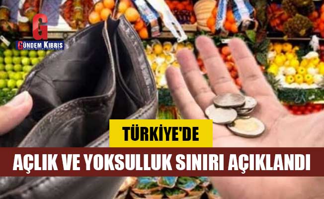 Türkiye'de açlık ve yoksulluk sınırı açıklandı