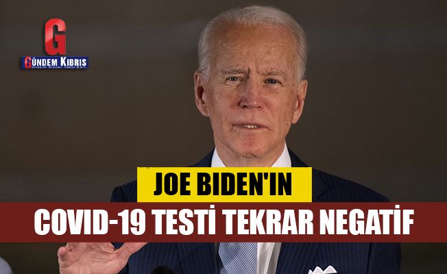 Joe Biden'in covid-19 testi tekrar negatif