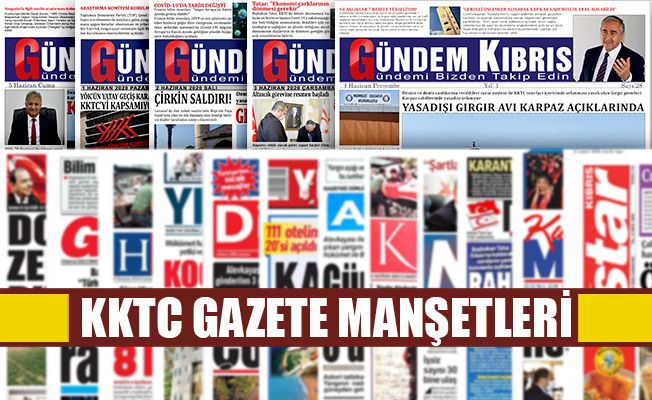 KKTC Gazete Manşetleri / 22 EYLÜL 2022
