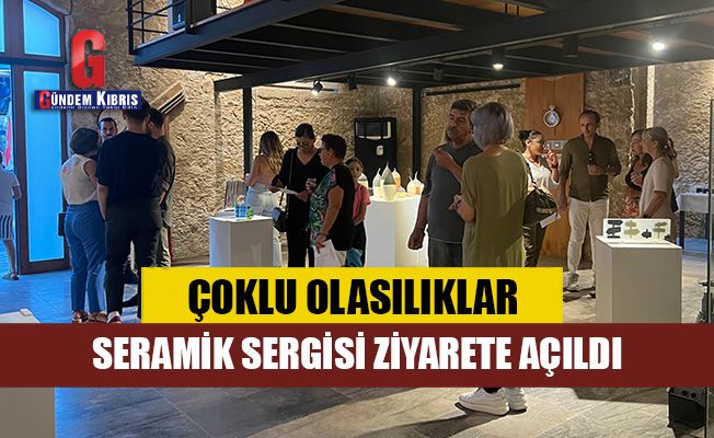 Seramik sergisi Girne’de ziyarete açıldı