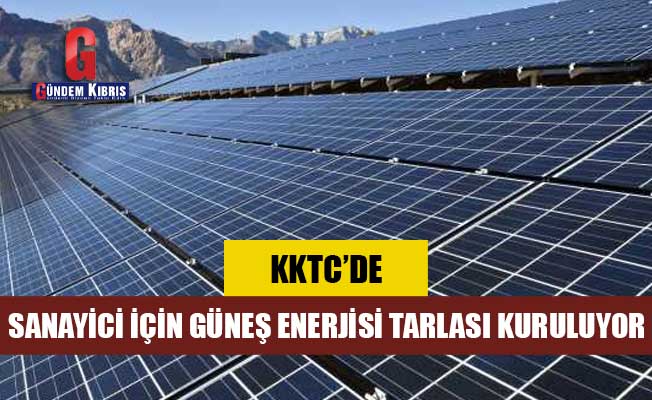 Sanayici için Güneş Enerjisi Tarlası kuruluyor