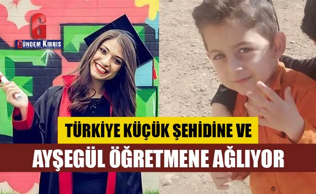 Türkiye, küçük şehidi Hasan Karataş ve şehit öğretmen Ayşenur Alkan'a ağlıyor!