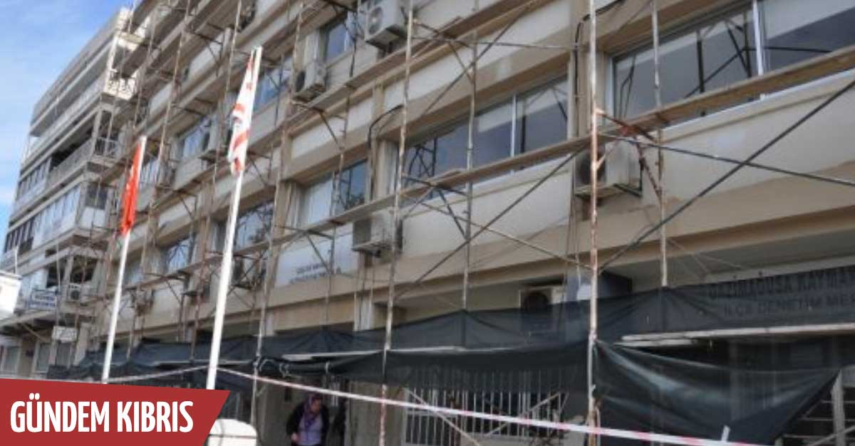 Mağusa Kaymakamlığı binasının tadilatı Çalışma Bakanlığı'na takıldı