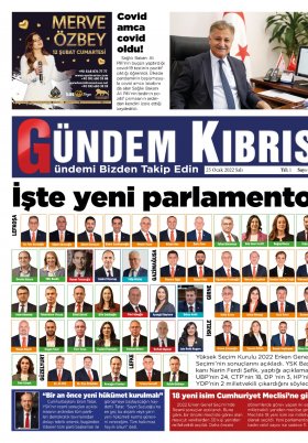 Gündem Kıbrıs Gazetesi - Kıbrıs Haber - 25.01.2022 Manşeti