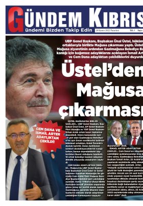 Gündem Kıbrıs Gazetesi - Kıbrıs Haber - 28.11.2022 Manşeti